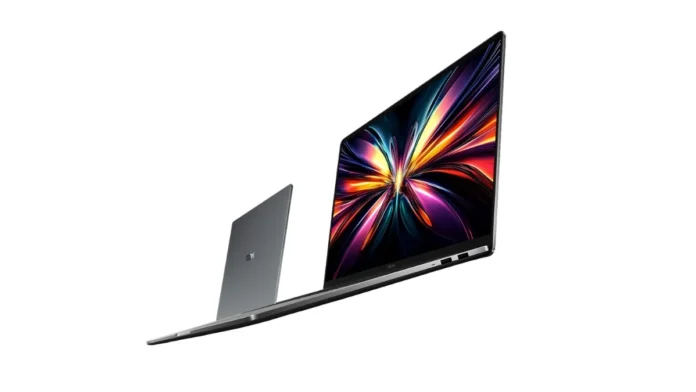 Xiaomi RedmiBook Panther Lake laptop with Intel Core Ultra processor in thin and light design
