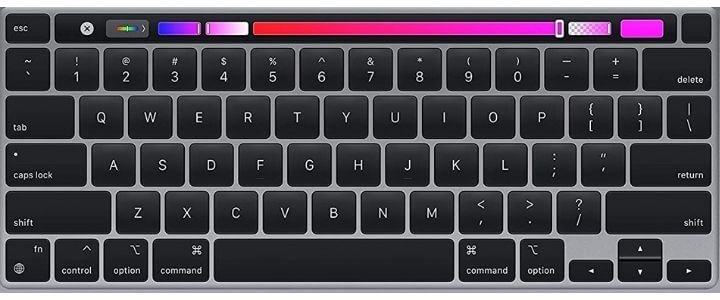 Keyboard of a Laptop