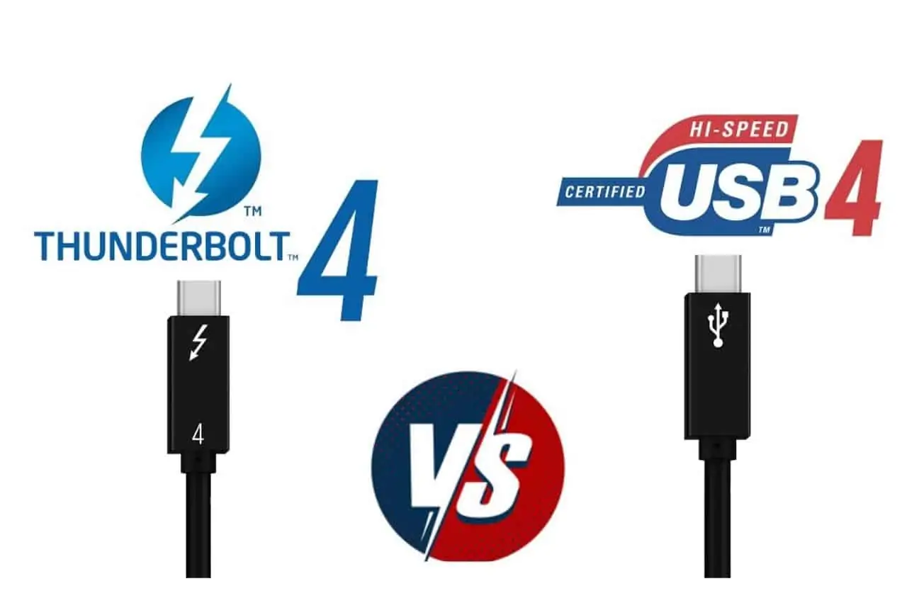 USB 4 Vs Thunderbolt 4 banner